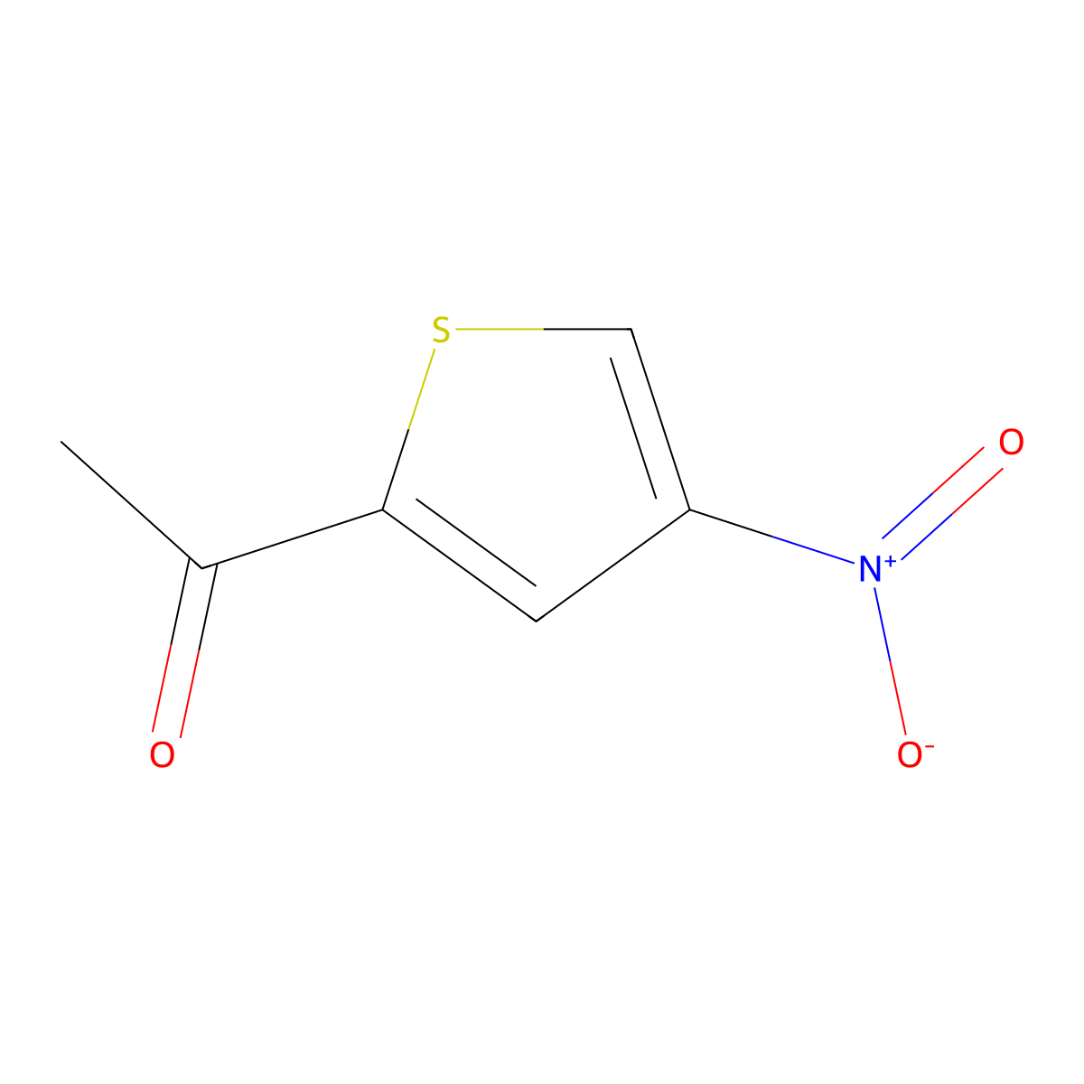 2-Acetyl-4-nitrothiophene molecular structure, CAS 42791-51-5