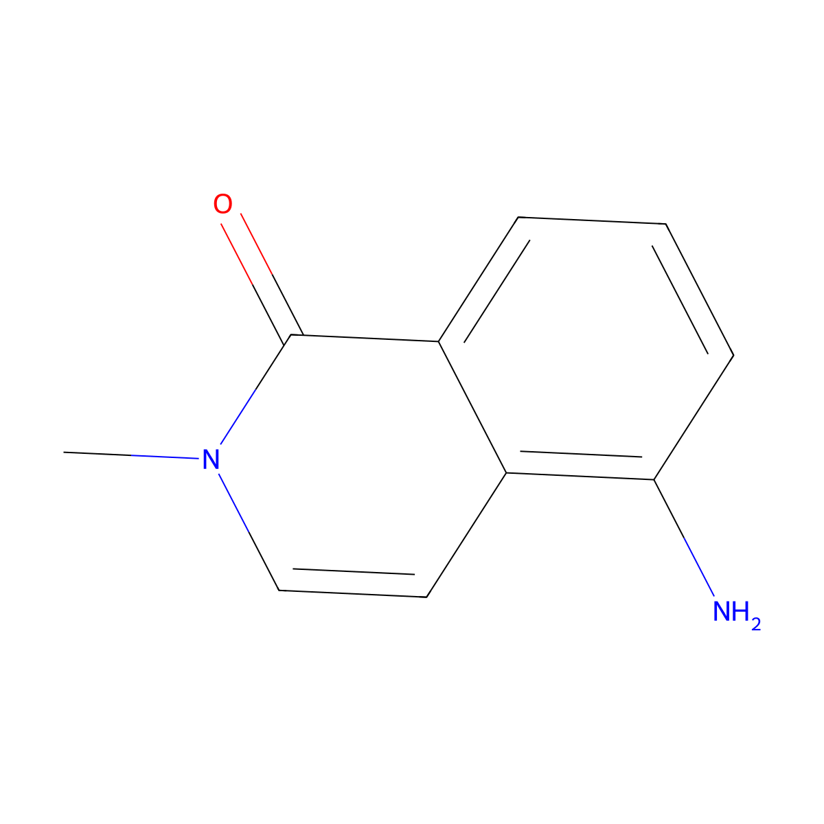 5-Amino-2-methyl-1(2H)-isoquinolinone molecular structure, CAS 42792-97-2