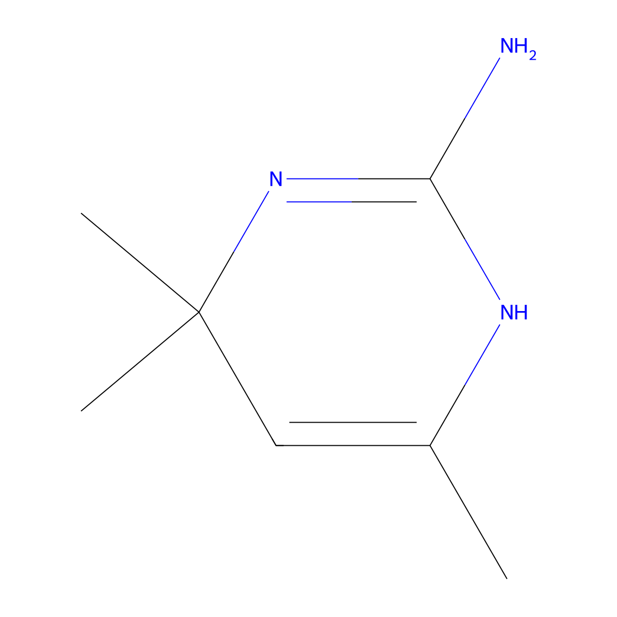 4,4,6-trimethyl-1H-pyrimidin-2-amine molecular structure, CAS 42794-77-4
