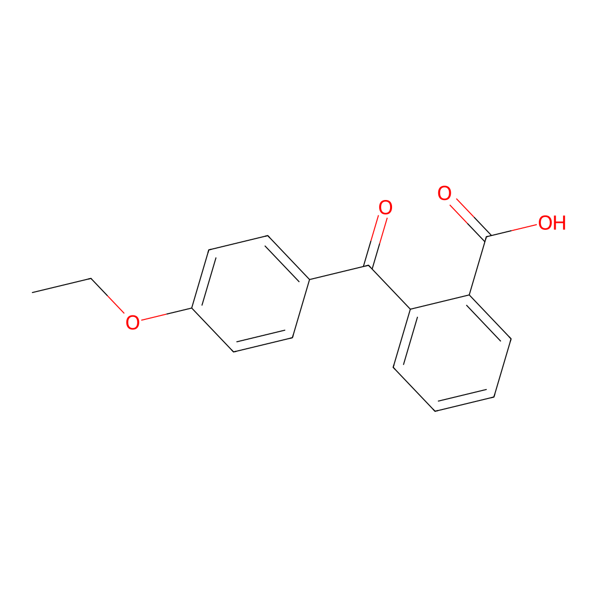 2-(4-ethoxybenzoyl)benzoic Acid molecular structure, CAS 42797-20-6