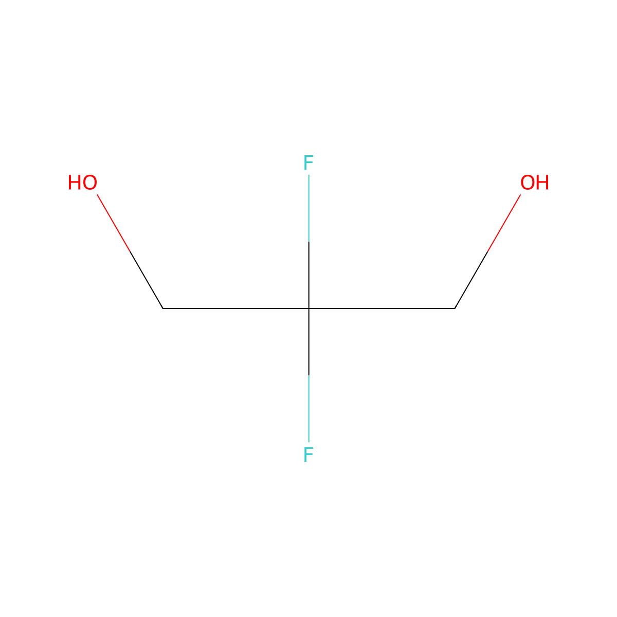 2,2-Difluoropropane-1,3-diol molecular structure, CAS 428-63-7
