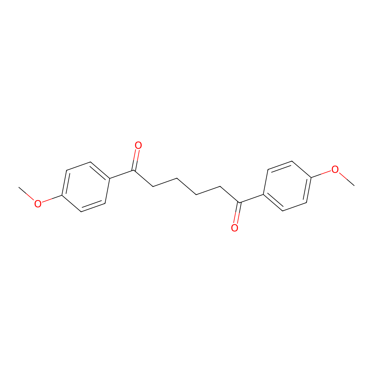 1,6-Bis(4-methoxyphenyl)hexane-1,6-dione molecular structure, CAS 4280-49-3