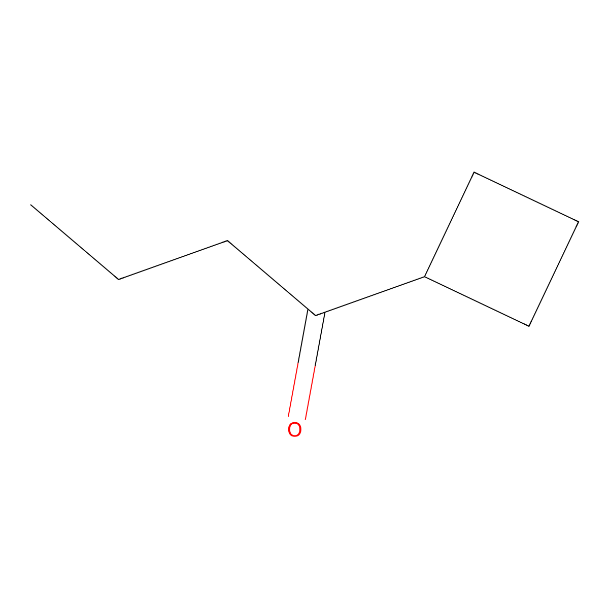 1-Cyclobutylbutan-1-one molecular structure, CAS 42809-18-7