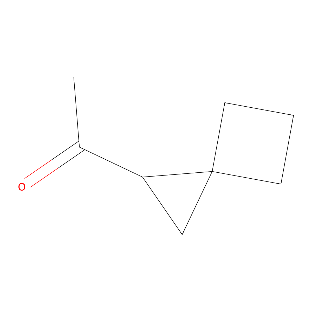 1-{Spiro[2.3]hexan-1-yl}ethan-1-one molecular structure, CAS 42809-23-4
