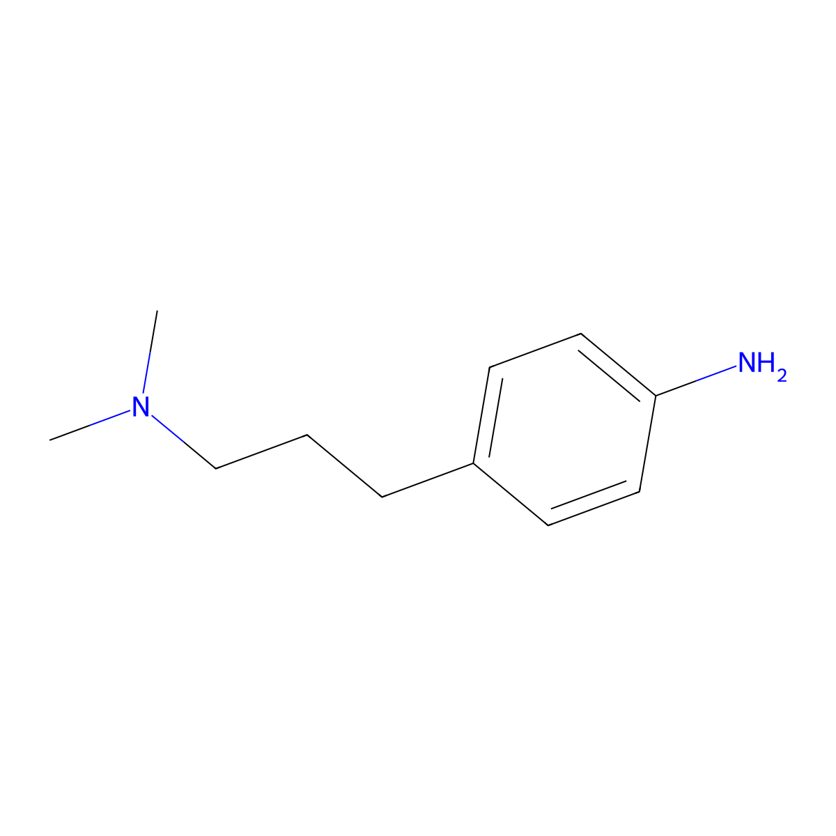 4-(3-(Dimethylamino)propyl)aniline molecular structure, CAS 42817-60-7