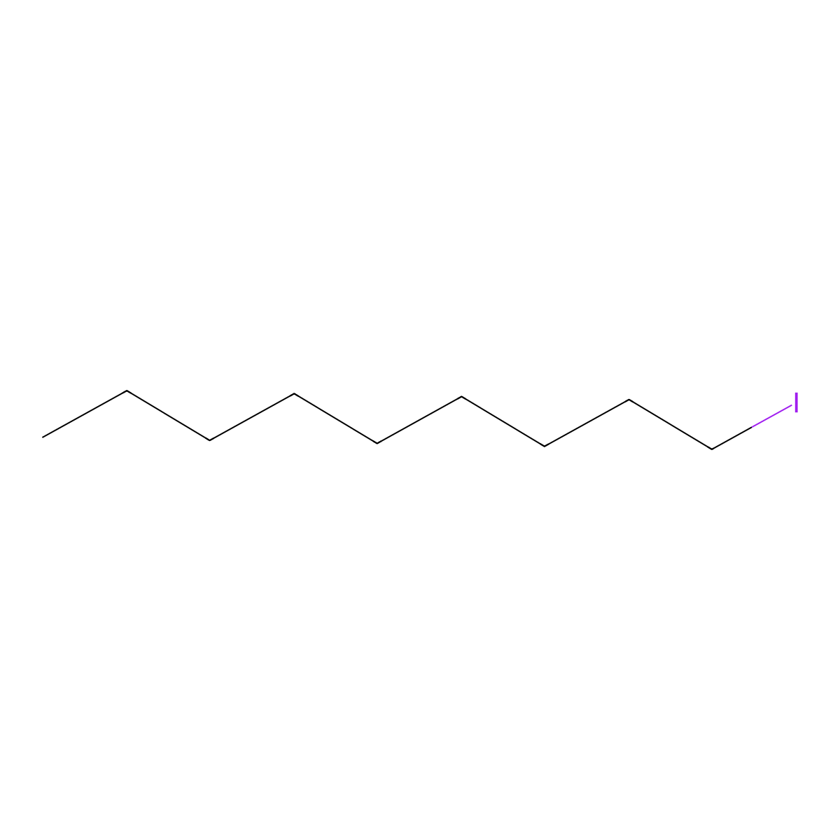 1-Iodononane molecular structure, CAS 4282-42-2