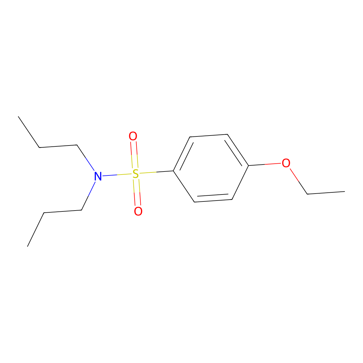 4-ethoxy-N,N-dipropylbenzenesulfonamide molecular structure, CAS 428462-85-5