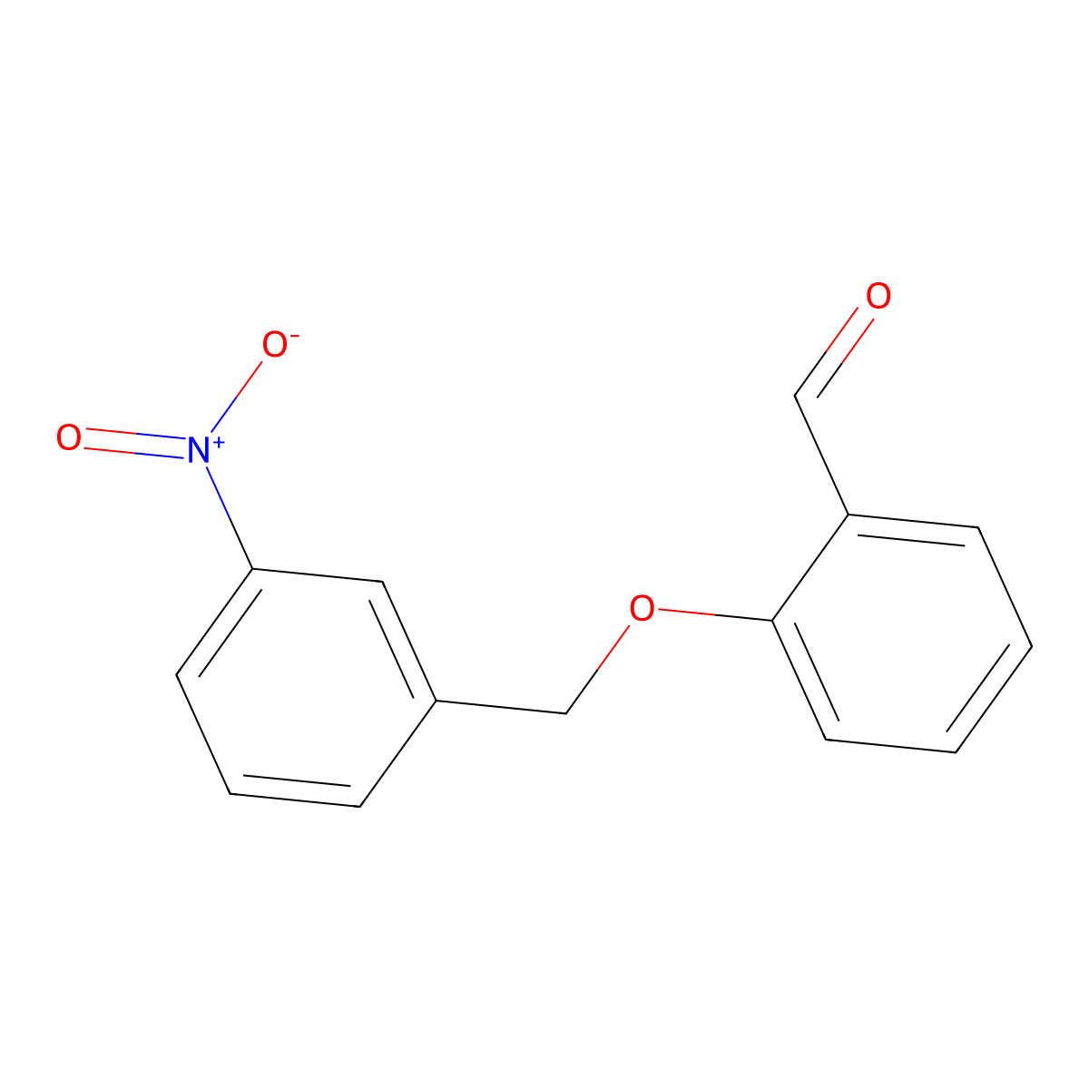 2-[(3-Nitrobenzyl)oxy]benzaldehyde molecular structure, CAS 428474-20-8