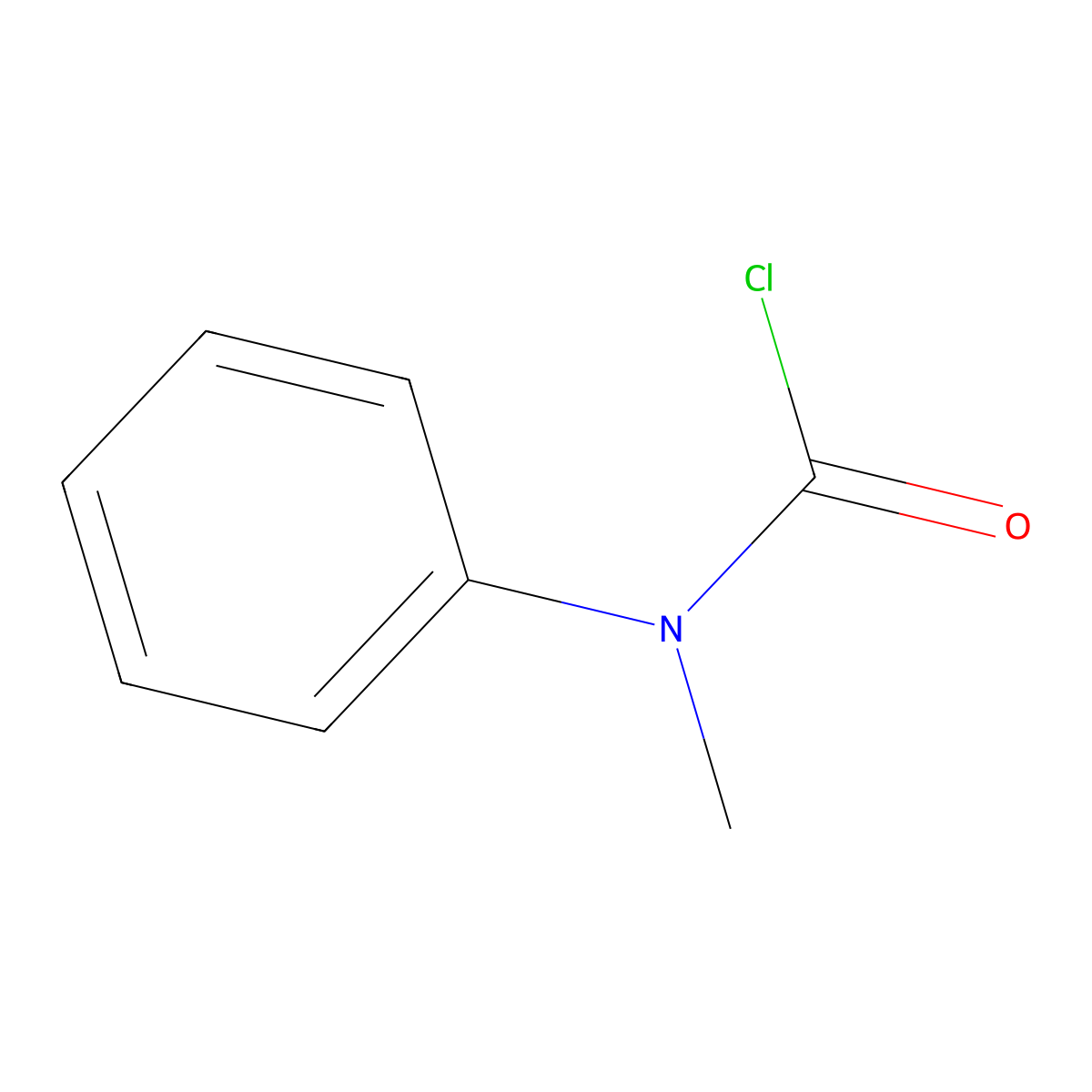 Carbamic chloride, N-methyl-N-phenyl- molecular structure, CAS 4285-42-1