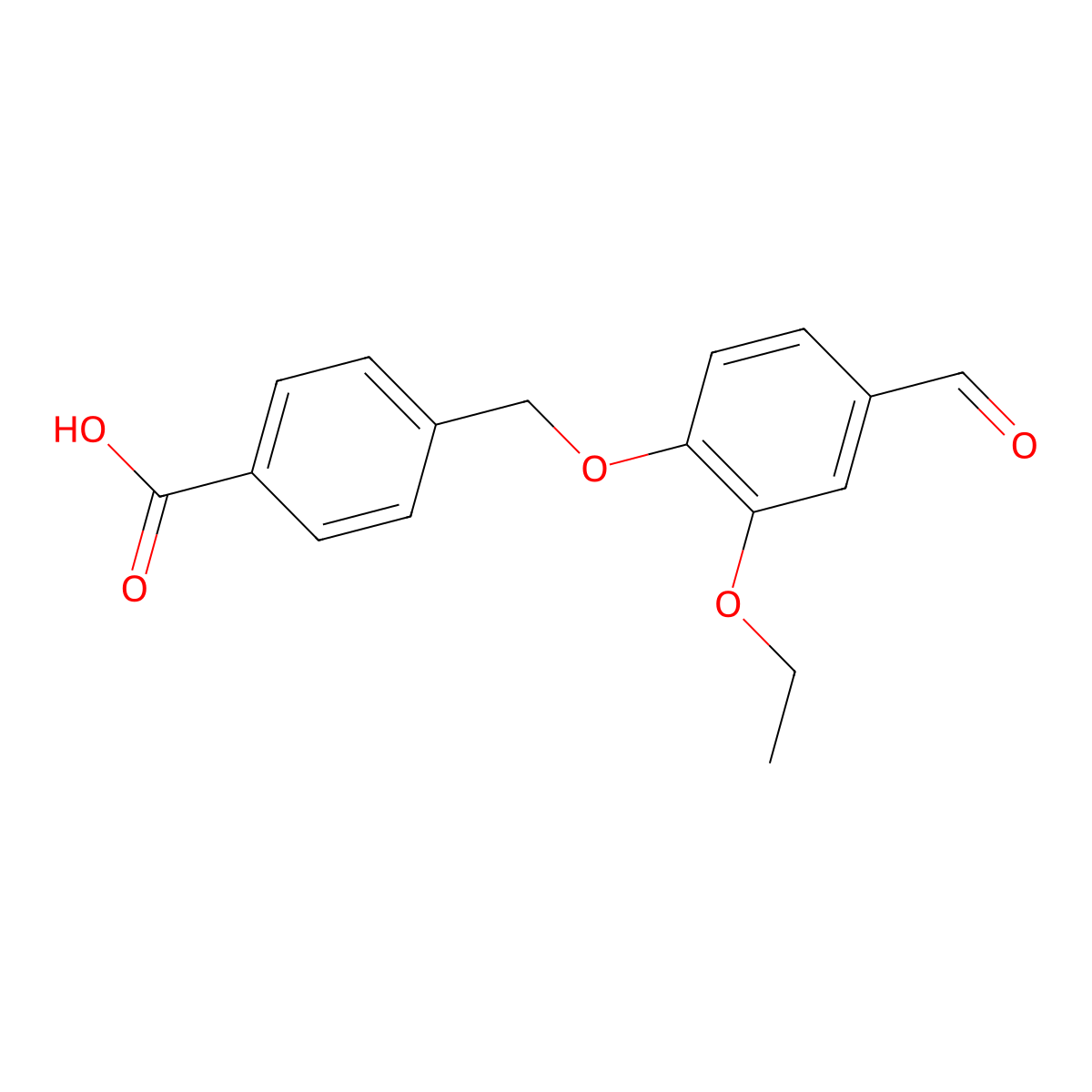 4-(2-Ethoxy-4-formylphenoxymethyl)benzoic acid molecular structure, CAS 428504-64-7