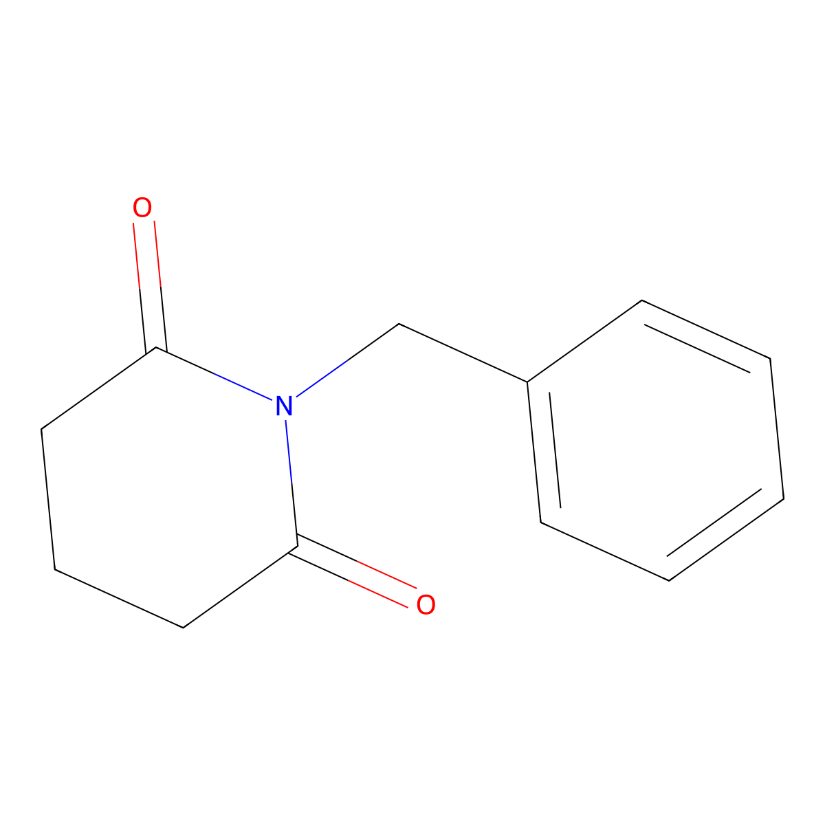 1-Benzylpiperidine-2,6-dione molecular structure, CAS 42856-43-9
