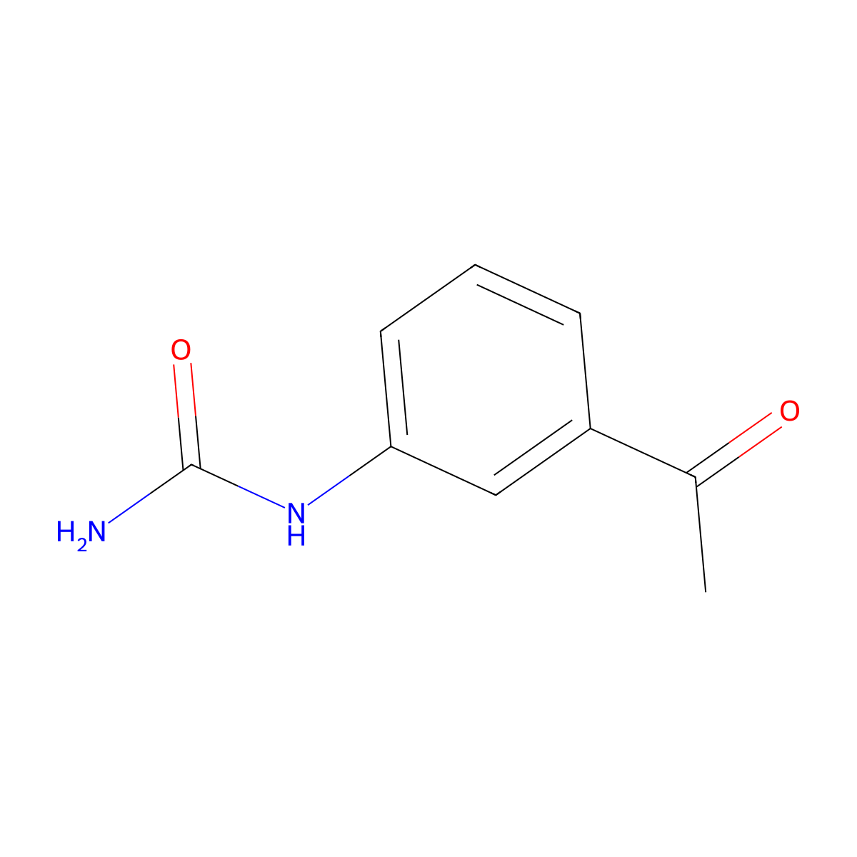 N-(3-acetylphenyl)urea molecular structure, CAS 42865-71-4