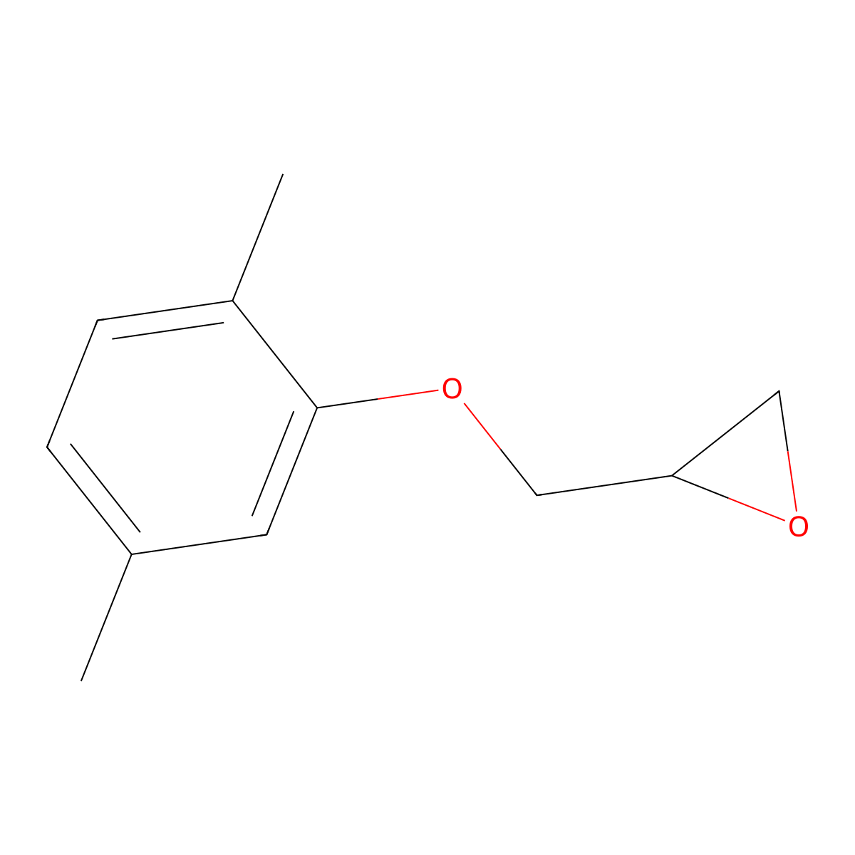 2-[(2,5-Dimethylphenoxy)methyl]oxirane molecular structure, CAS 4287-29-0
