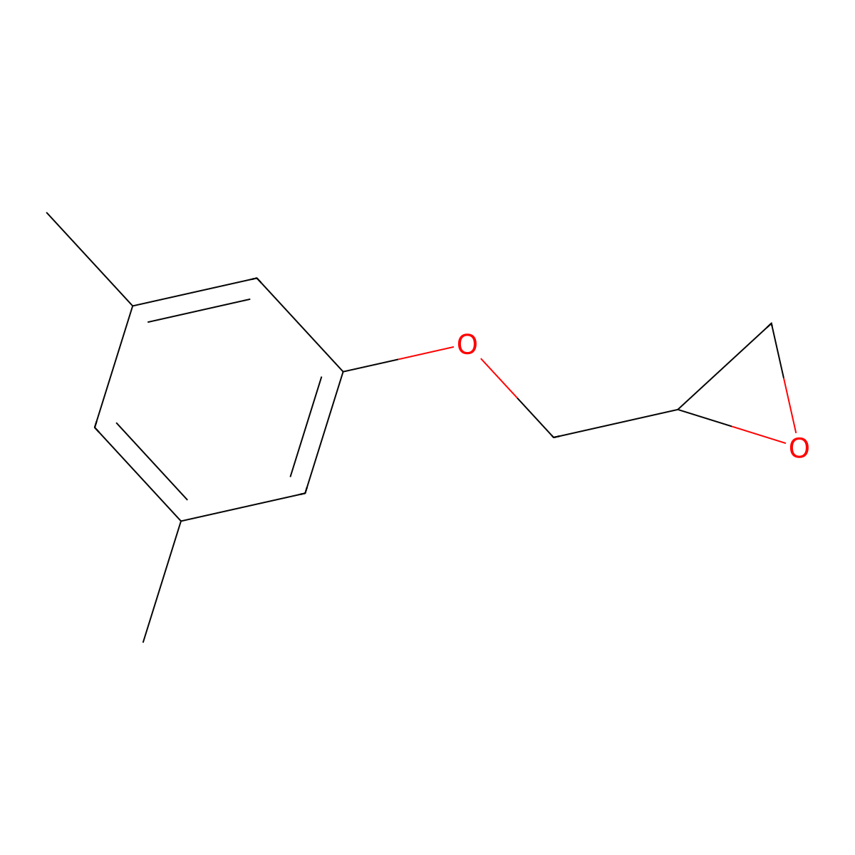 2-[(3,5-Dimethylphenoxy)methyl]oxirane molecular structure, CAS 4287-30-3
