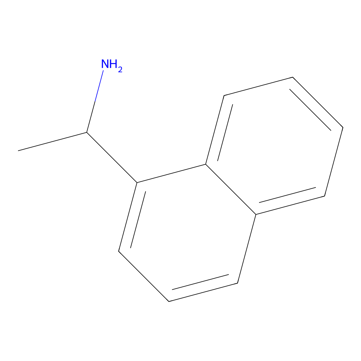 1-(1-Naphthyl)ethylamine molecular structure, CAS 42882-31-5