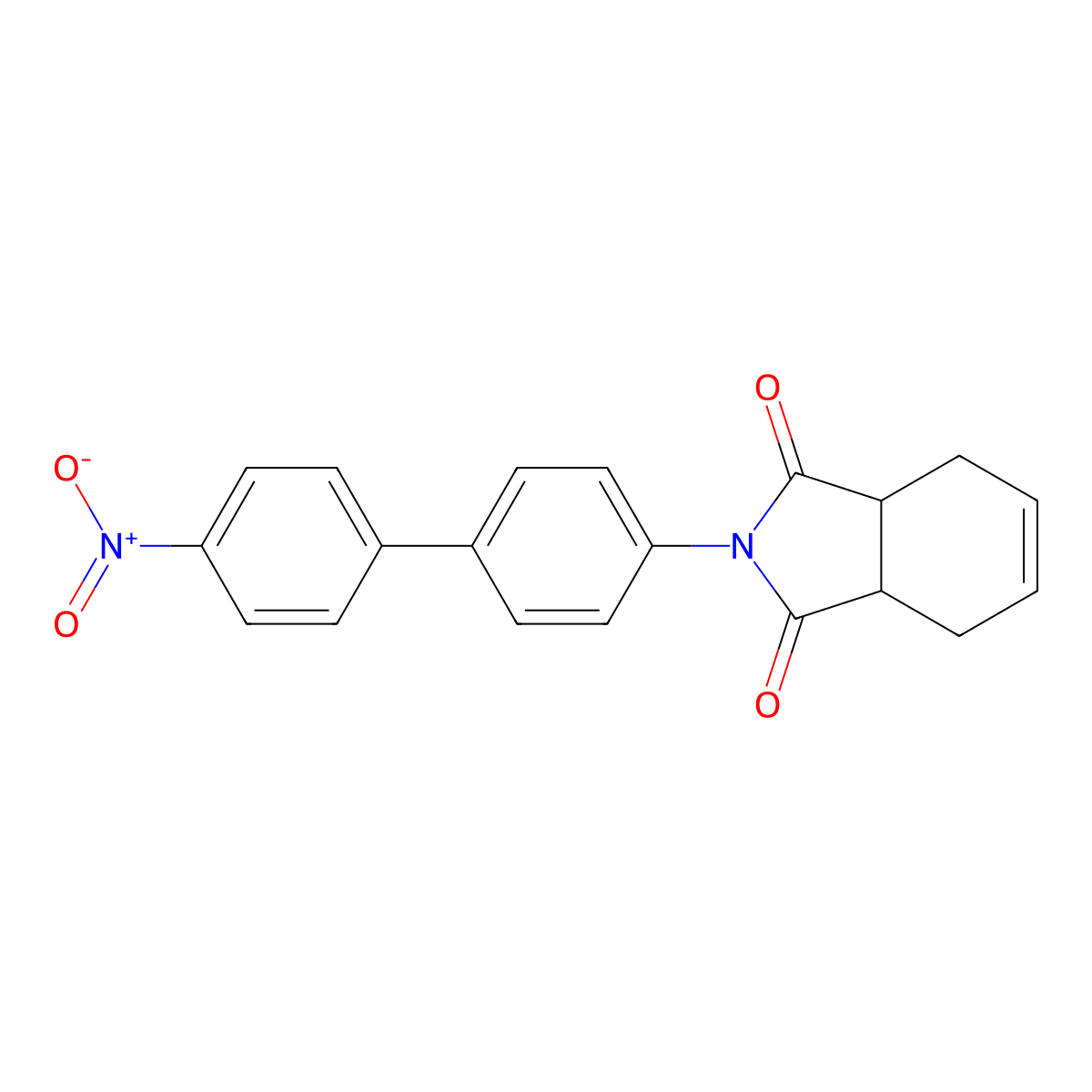 2-{4'-nitro[1,1'-biphenyl]-4-yl}-3a,4,7,7a-tetrahydro-1H-isoindole-1,3(2H)-dione molecular structure, CAS 428824-62-8