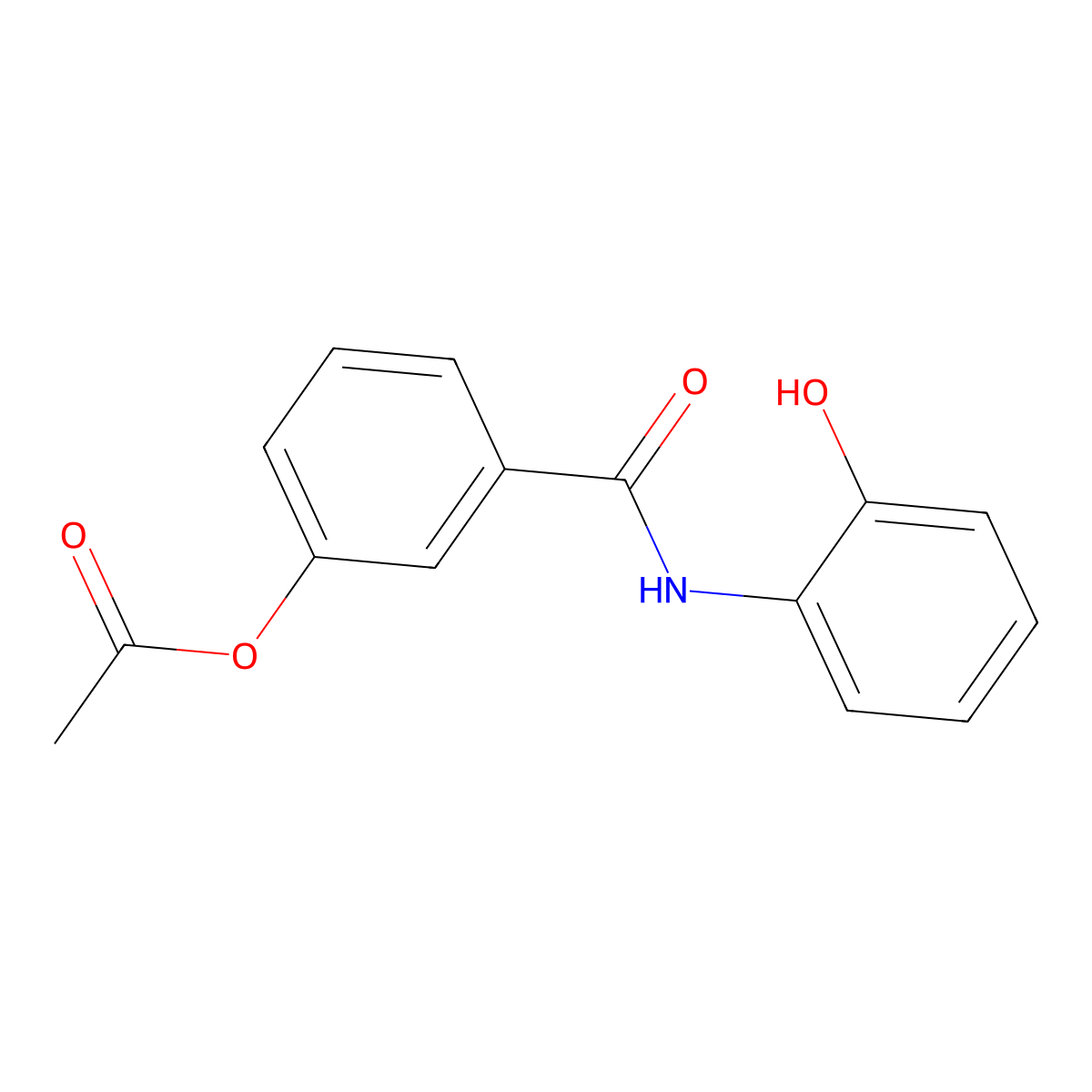 3-[(2-Hydroxyphenyl)carbamoyl]phenyl acetate molecular structure, CAS 428841-25-2