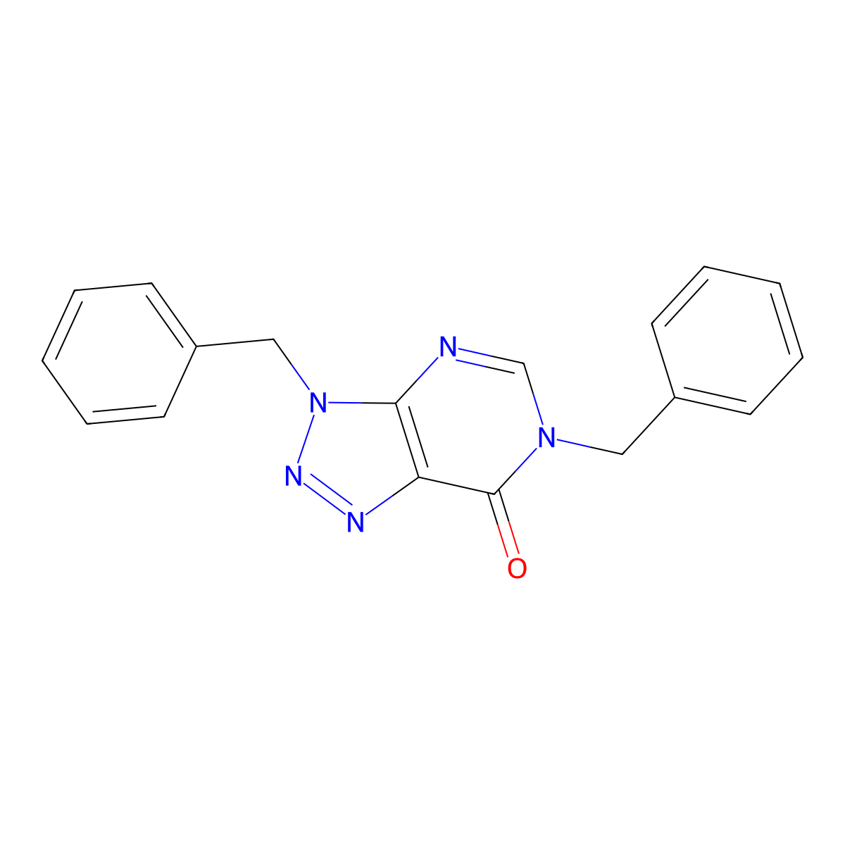 3,6-Dibenzyltriazolo[4,5-d]pyrimidin-7-one molecular structure, CAS 428849-26-7