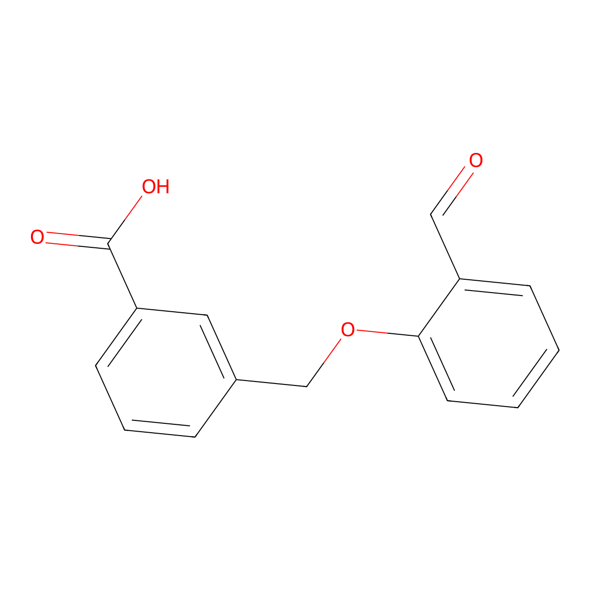 3-[(2-formylphenoxy)methyl]benzoic Acid molecular structure, CAS 428853-79-6