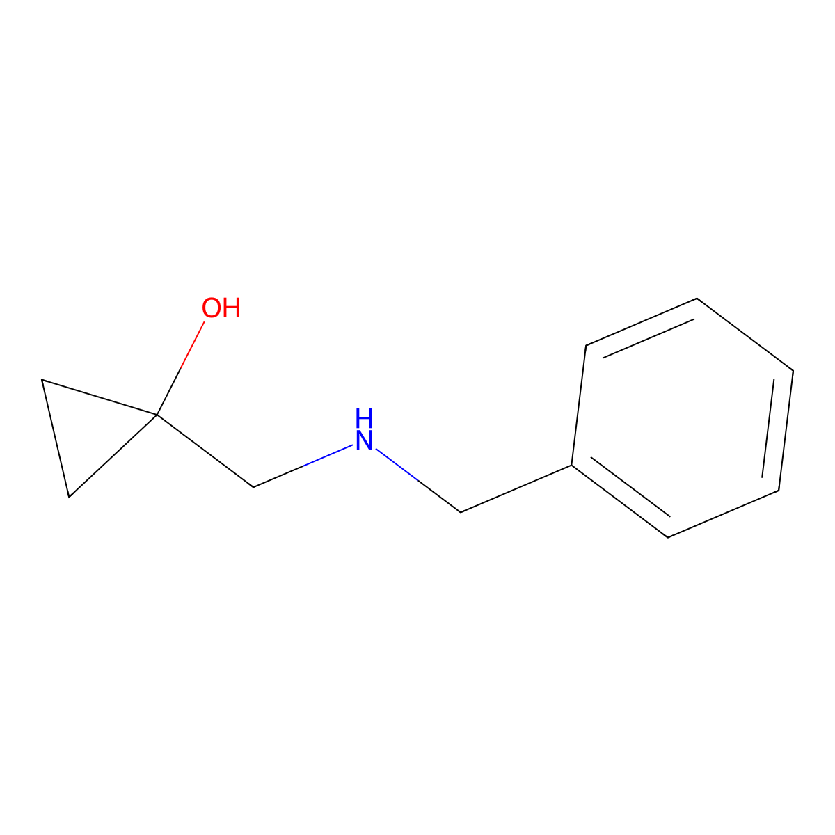 1-[(Benzylamino)methyl]cyclopropan-1-ol molecular structure, CAS 428855-18-9