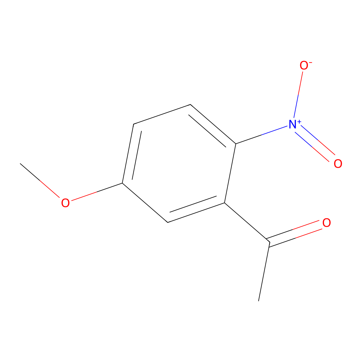 1-(5-Methoxy-2-nitrophenyl)ethanone molecular structure, CAS 42887-67-2