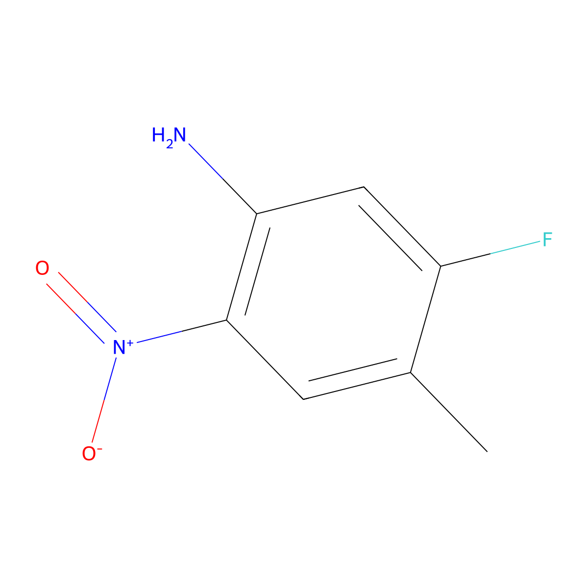 5-Fluoro-4-methyl-2-nitroaniline molecular structure, CAS 428871-69-6
