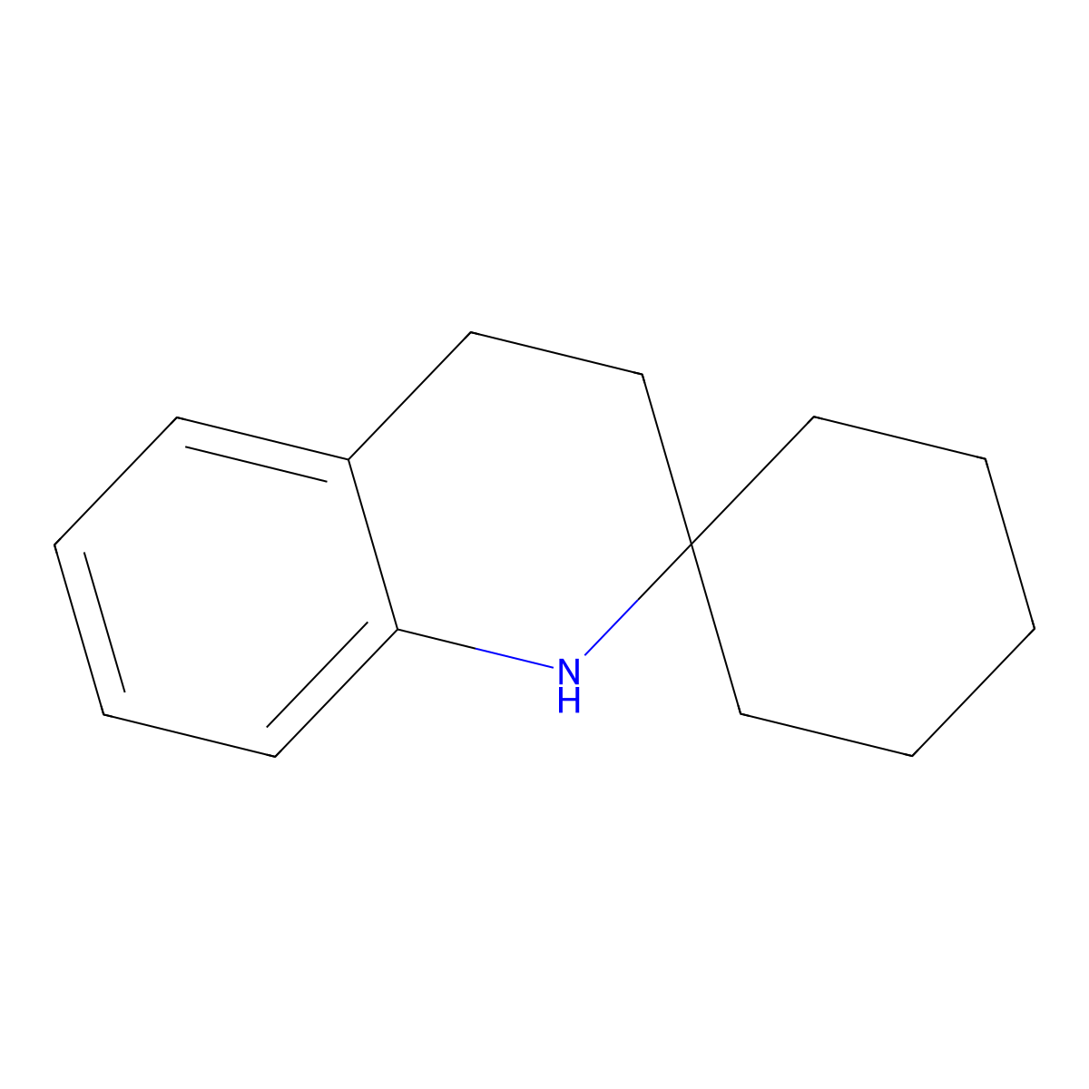 3',4'-Dihydro-1'H-spiro[cyclohexane-1,2'-quinoline] molecular structure, CAS 42899-94-5