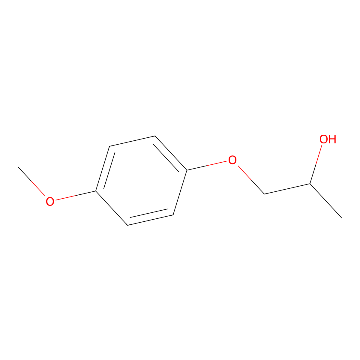 1-(4-Methoxyphenoxy)-2-propanol molecular structure, CAS 42900-54-9