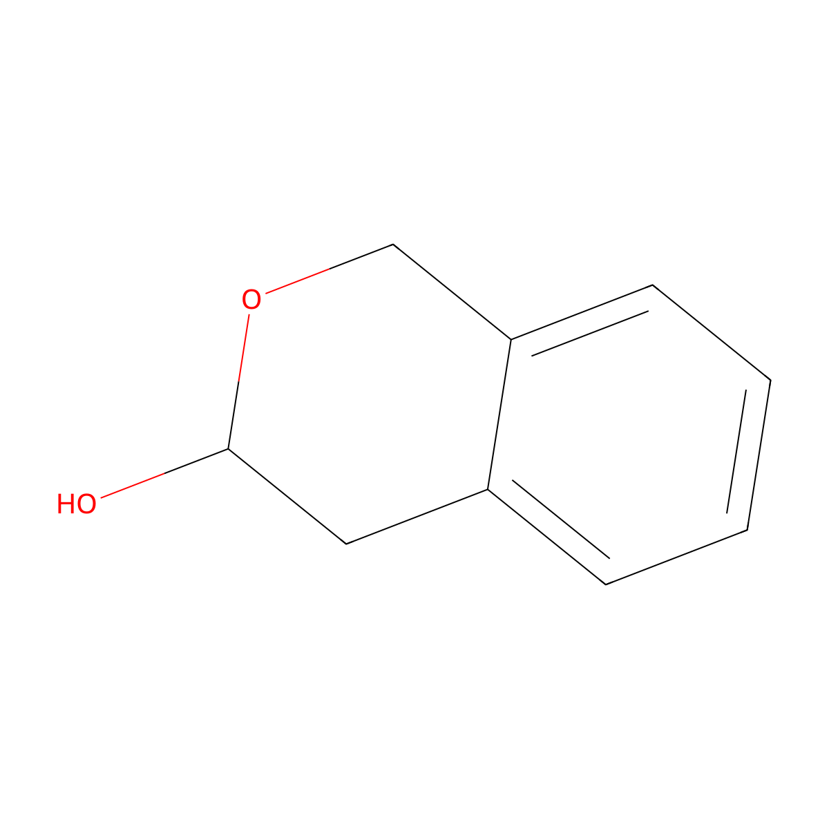 Isochroman-3-ol molecular structure, CAS 42900-89-0