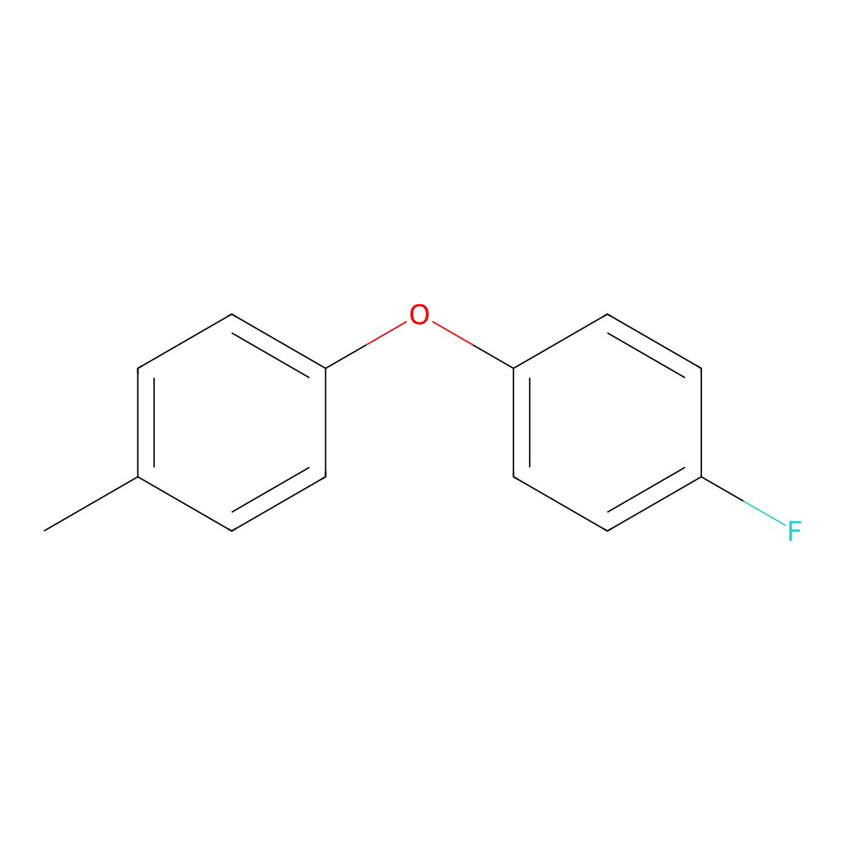 1-Fluoro-4-(4-methylphenoxy)benzene molecular structure, CAS 42917-43-1
