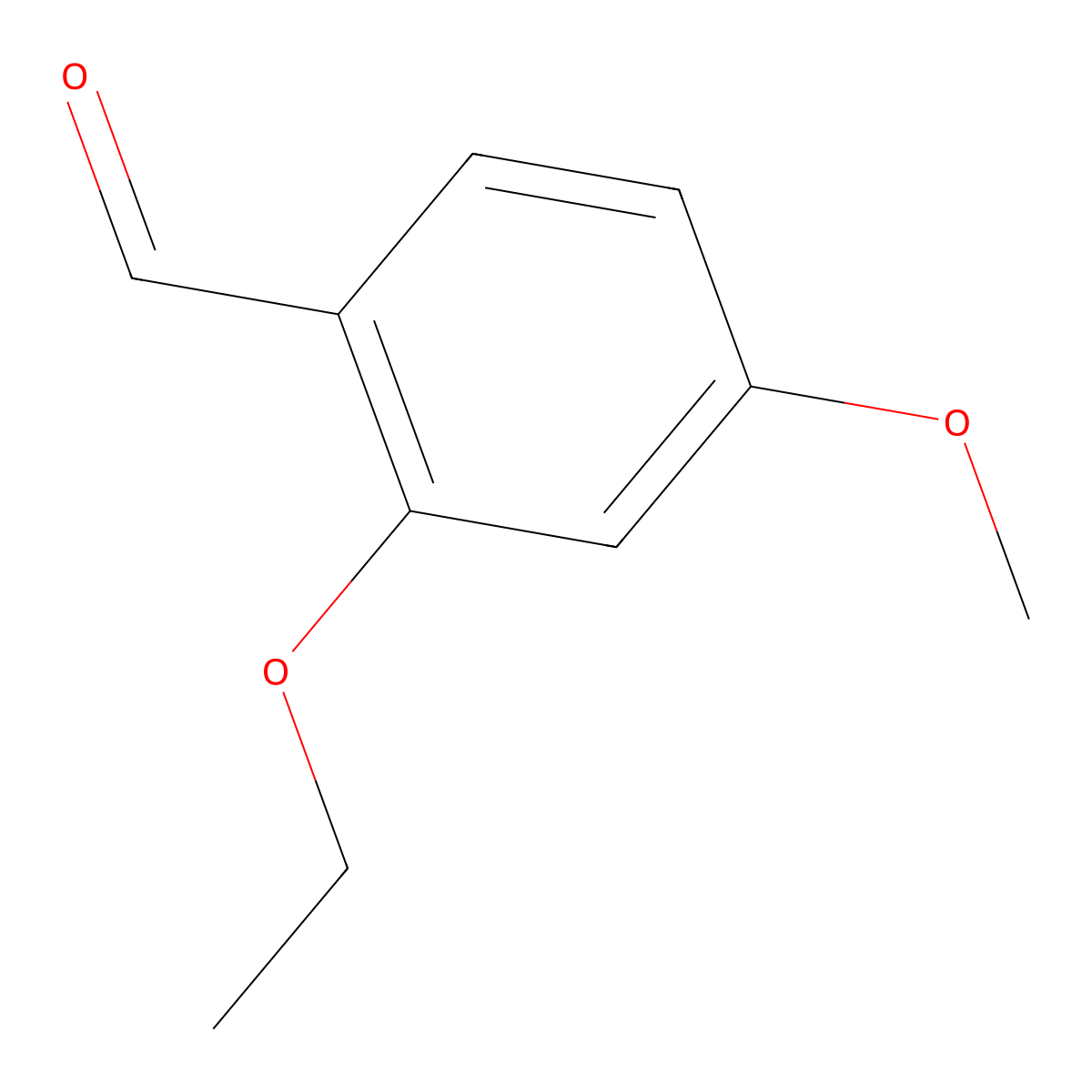2-Ethoxy-4-anisaldehyde molecular structure, CAS 42924-37-8