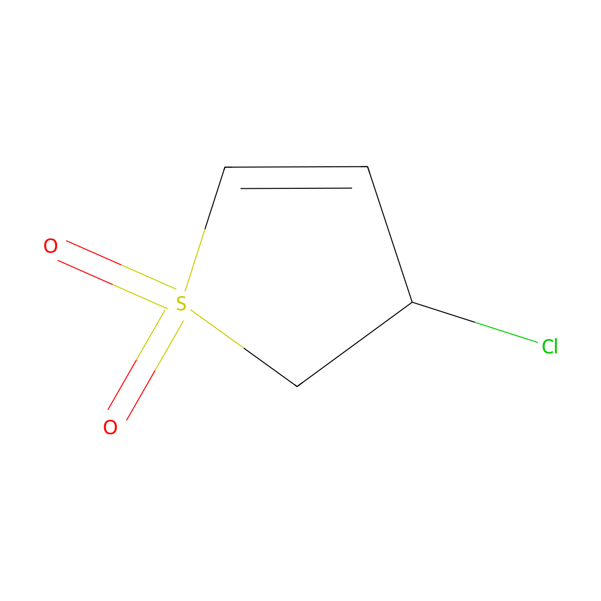 3-Chloro-2,3-dihydrothiophene 1,1-dioxide molecular structure, CAS 42925-42-8