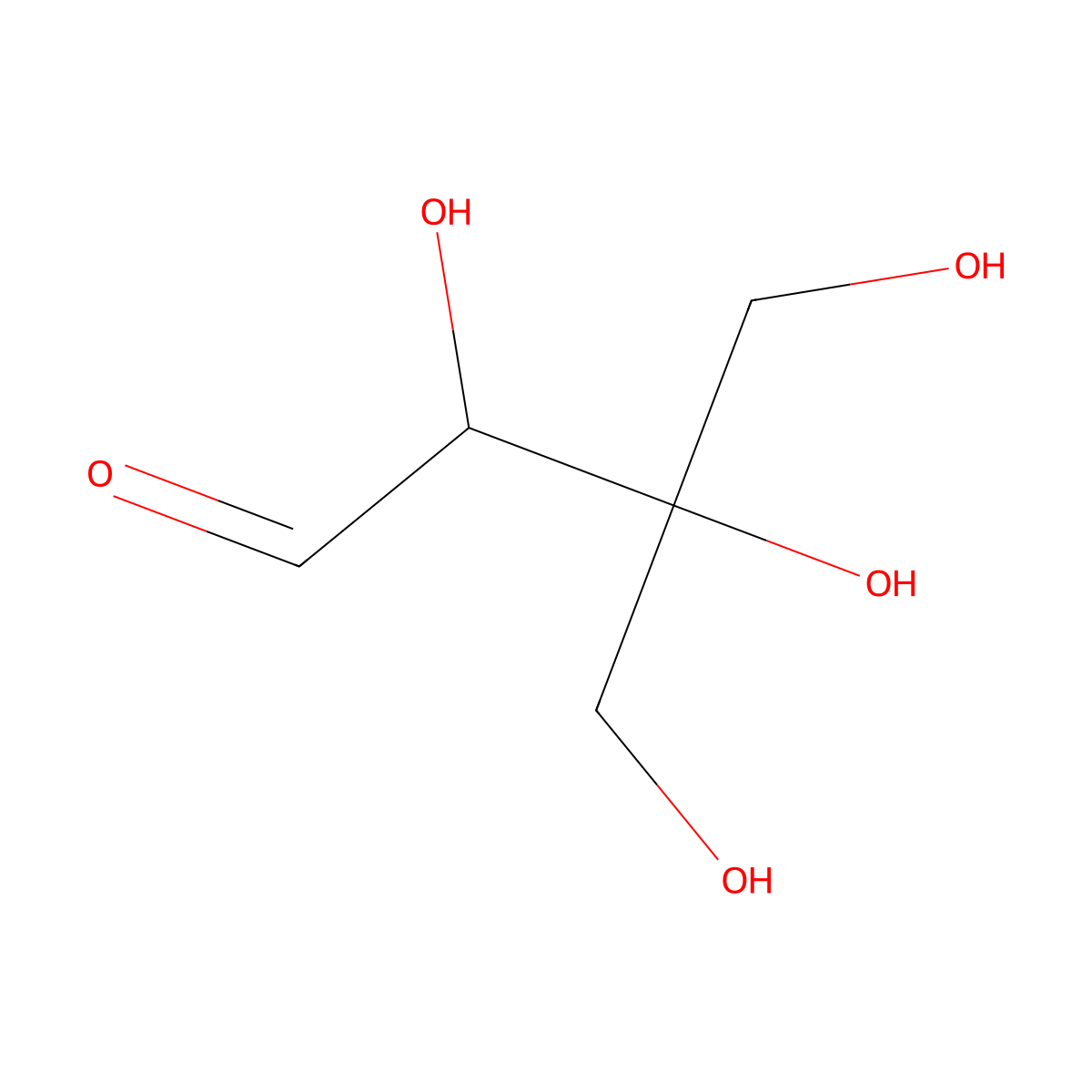 DL-Apiose molecular structure, CAS 42927-70-8