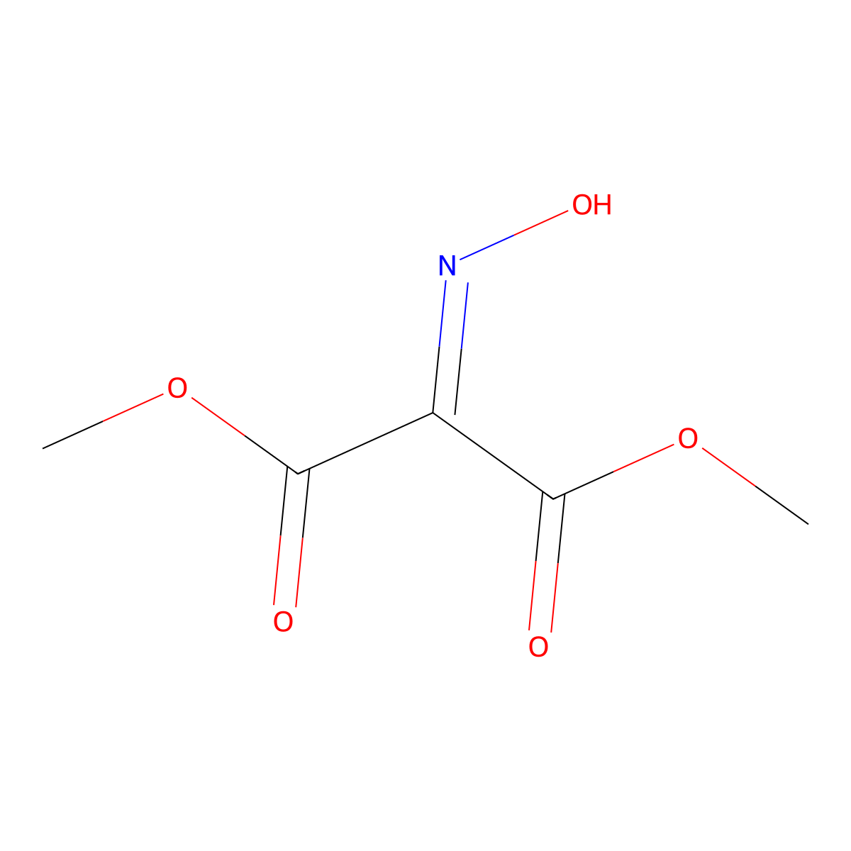 Dimethyl 2-(hydroxyimino)malonate molecular structure, CAS 42937-74-6