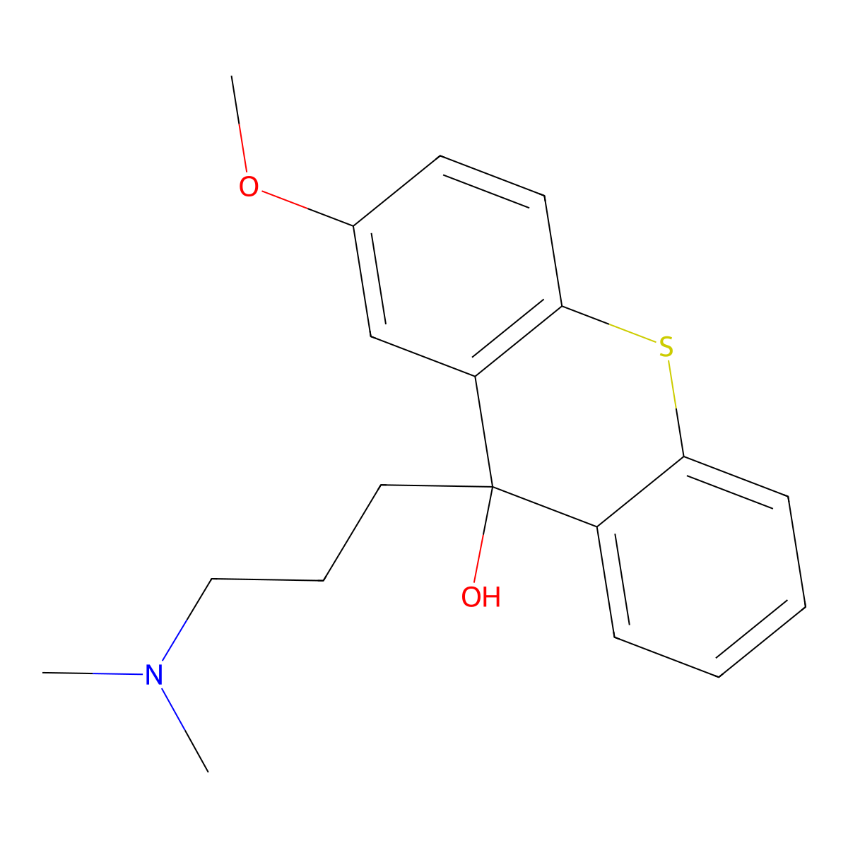 Meprotixol molecular structure, CAS 4295-63-0