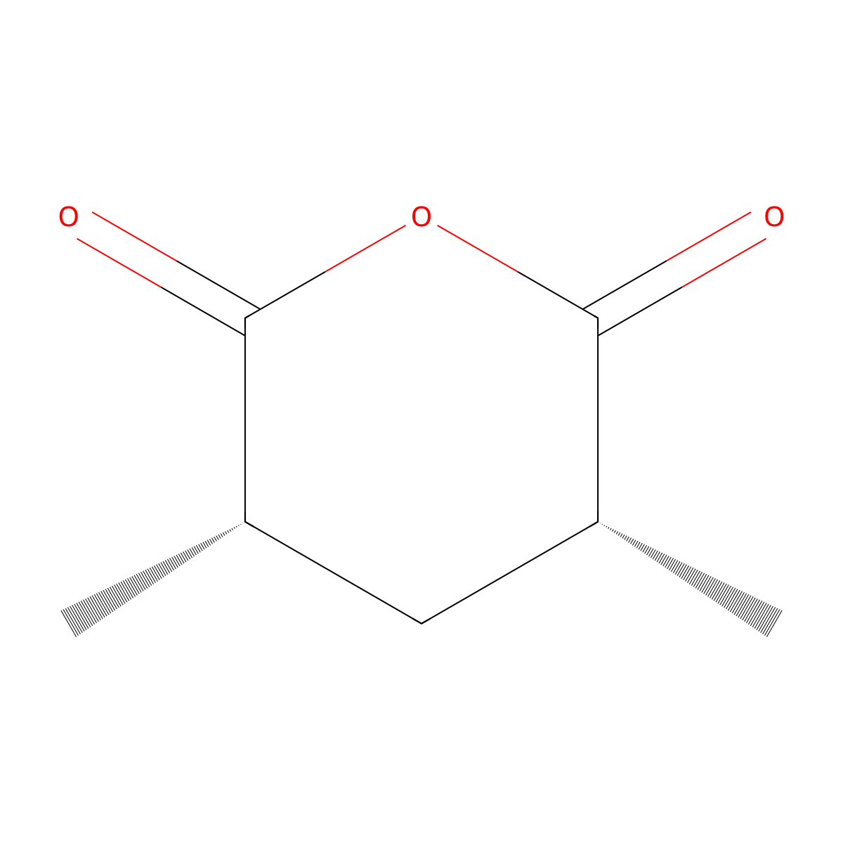 cis-3,5-dimethyldihydro-2H-pyran-2,6(3H)-dione molecular structure, CAS 4295-92-5