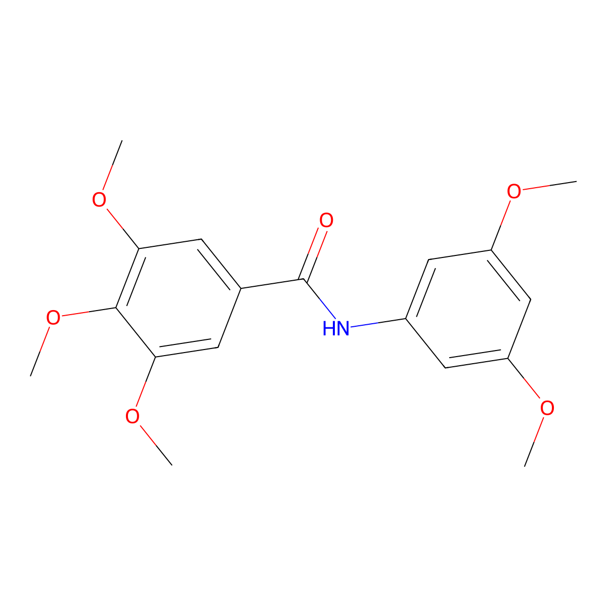N-(3,5-dimethoxyphenyl)-3,4,5-trimethoxybenzamide molecular structure, CAS 429629-23-2