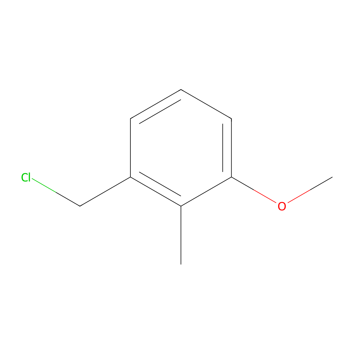 1-(Chloromethyl)-3-methoxy-2-methylbenzene molecular structure, CAS 42981-94-2