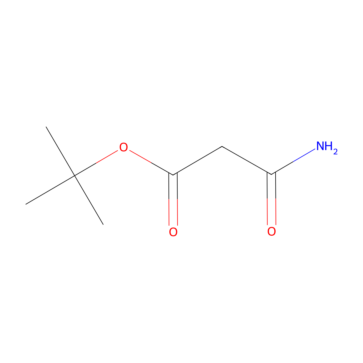 BOC-acetamide molecular structure, CAS 42998-54-9