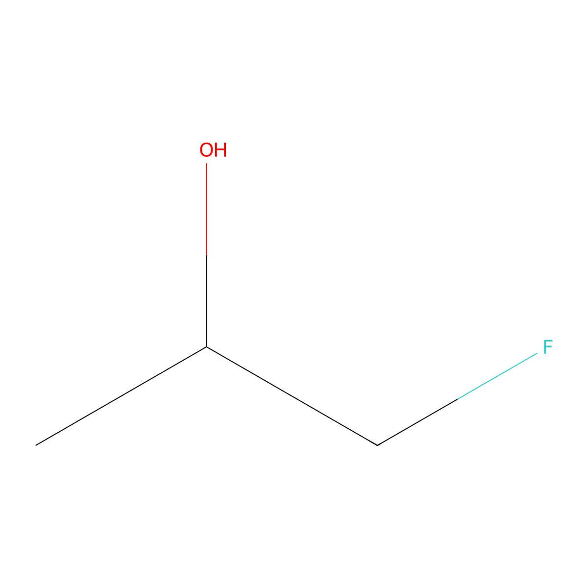 1-Fluoropropan-2-ol molecular structure, CAS 430-50-2