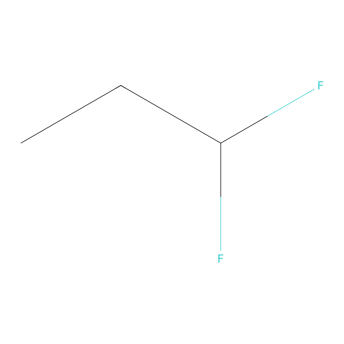 1,1-Difluoropropane molecular structure, CAS 430-61-5