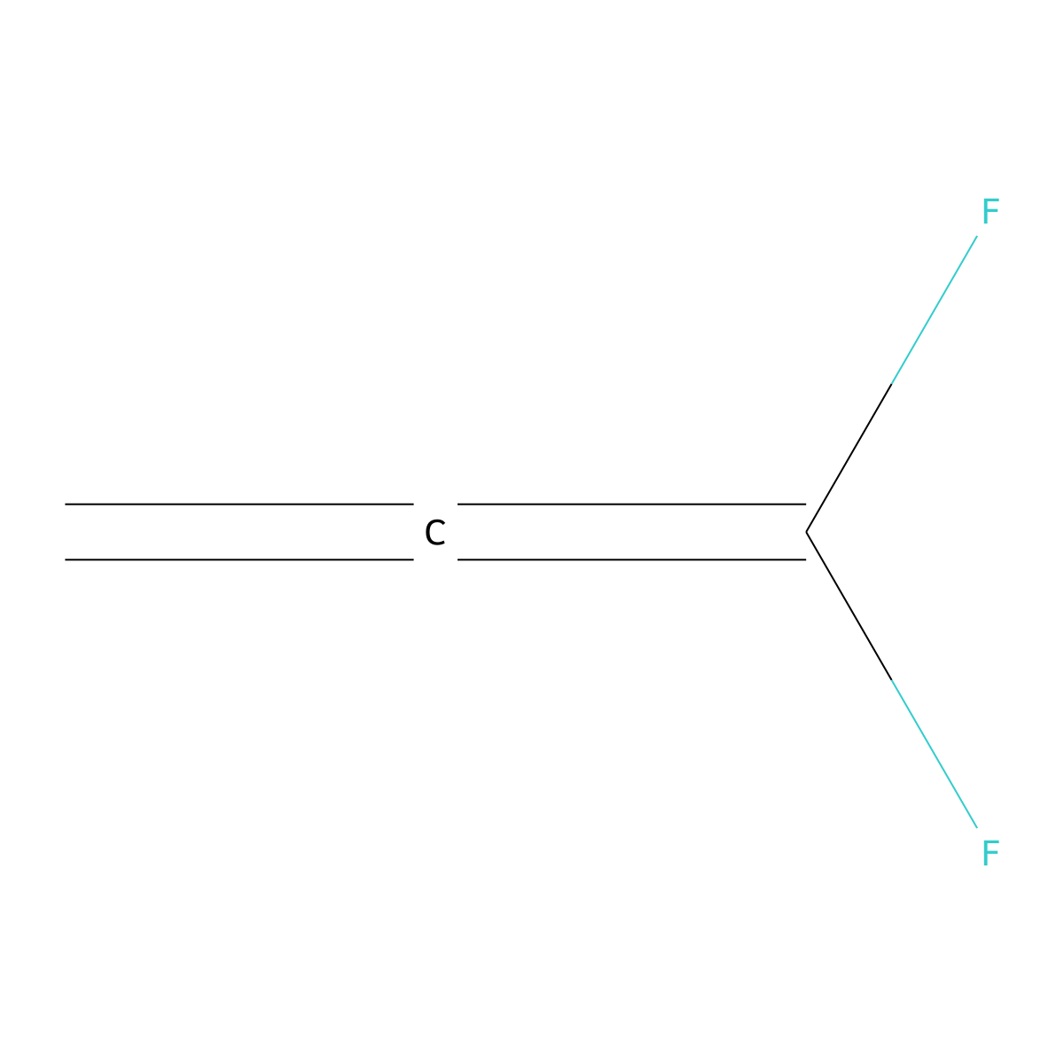 1,1-Difluoro-1,2-propadiene molecular structure, CAS 430-64-8