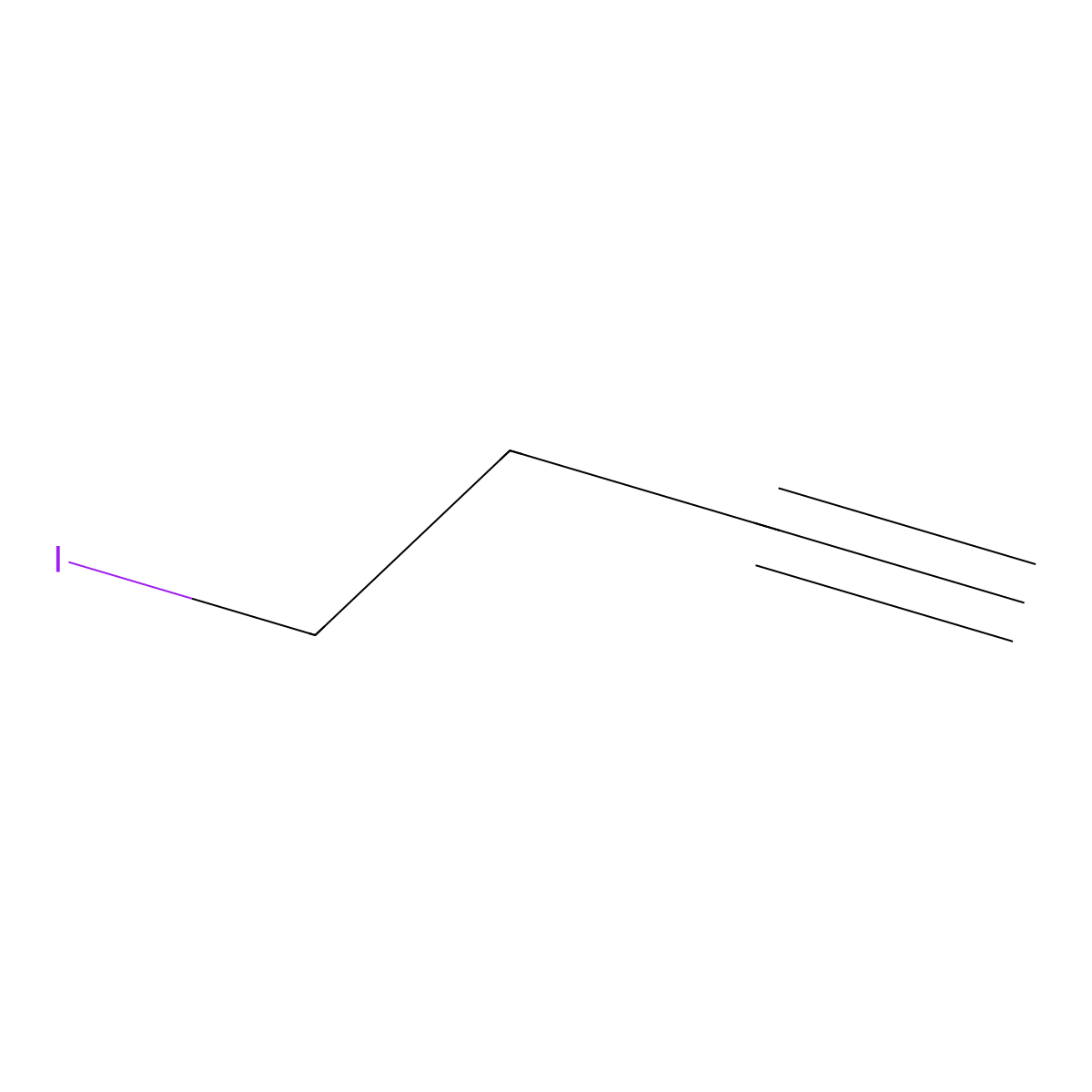 4-Iodo-1-butyne molecular structure, CAS 43001-25-8