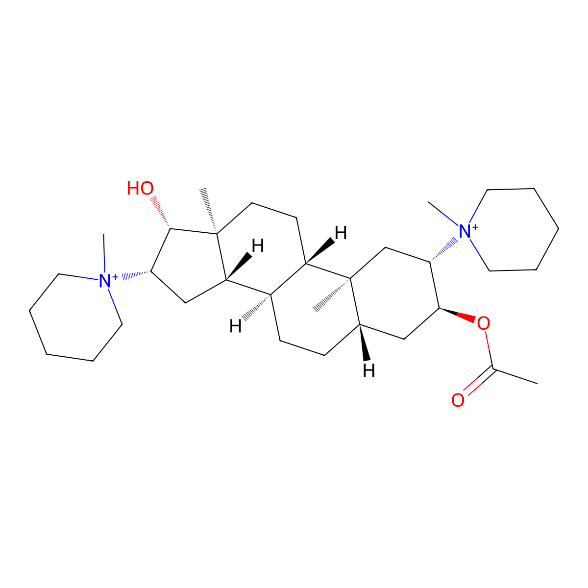 Dacuronium molecular structure, CAS 43021-45-0