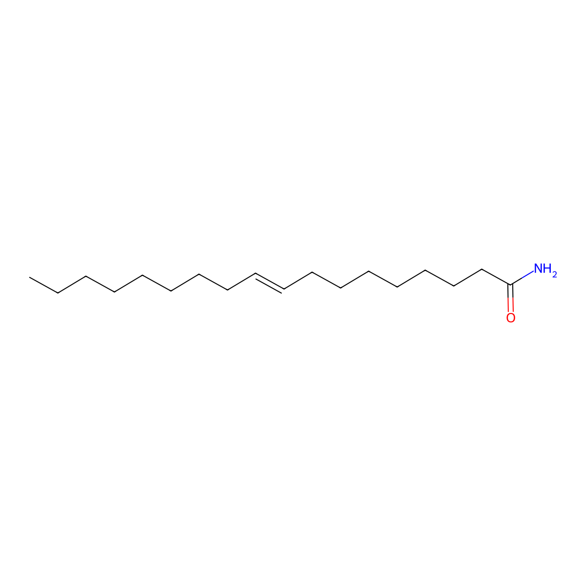 Elaidamide molecular structure, CAS 4303-70-2