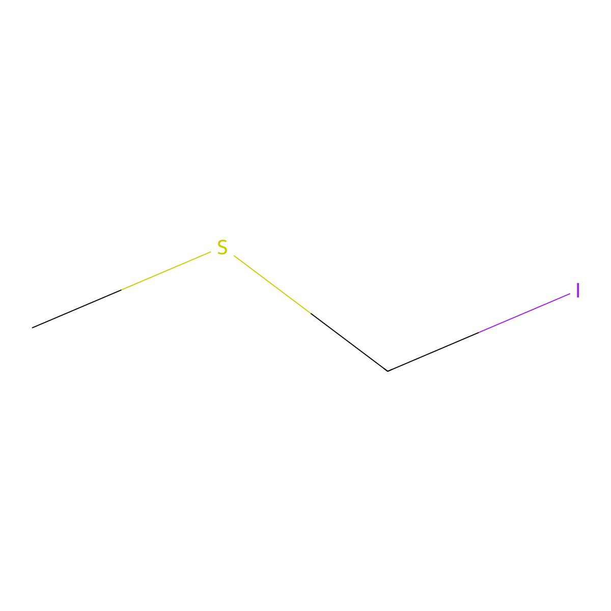 Iodomethyl methyl sulfide molecular structure, CAS 43034-68-0