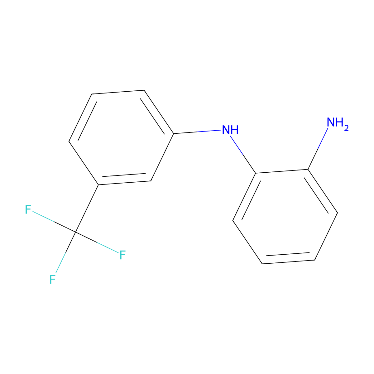 N1-[3-(trifluoromethyl)phenyl]benzene-1,2-diamine molecular structure, CAS 43034-86-2
