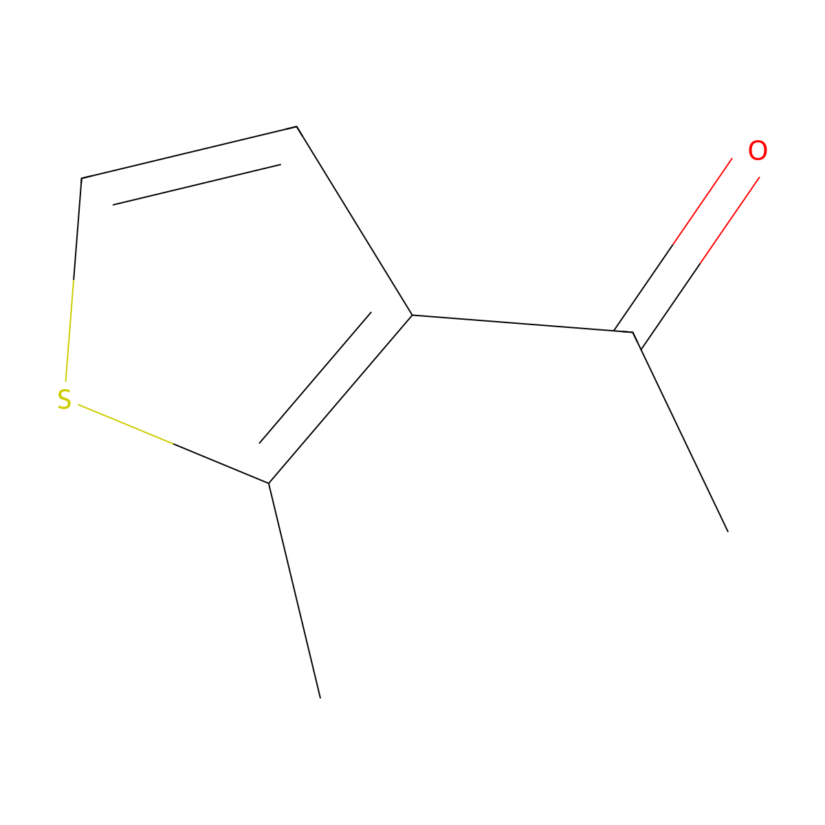 1-(2-Methylthiophen-3-yl)ethanone molecular structure, CAS 43039-99-2
