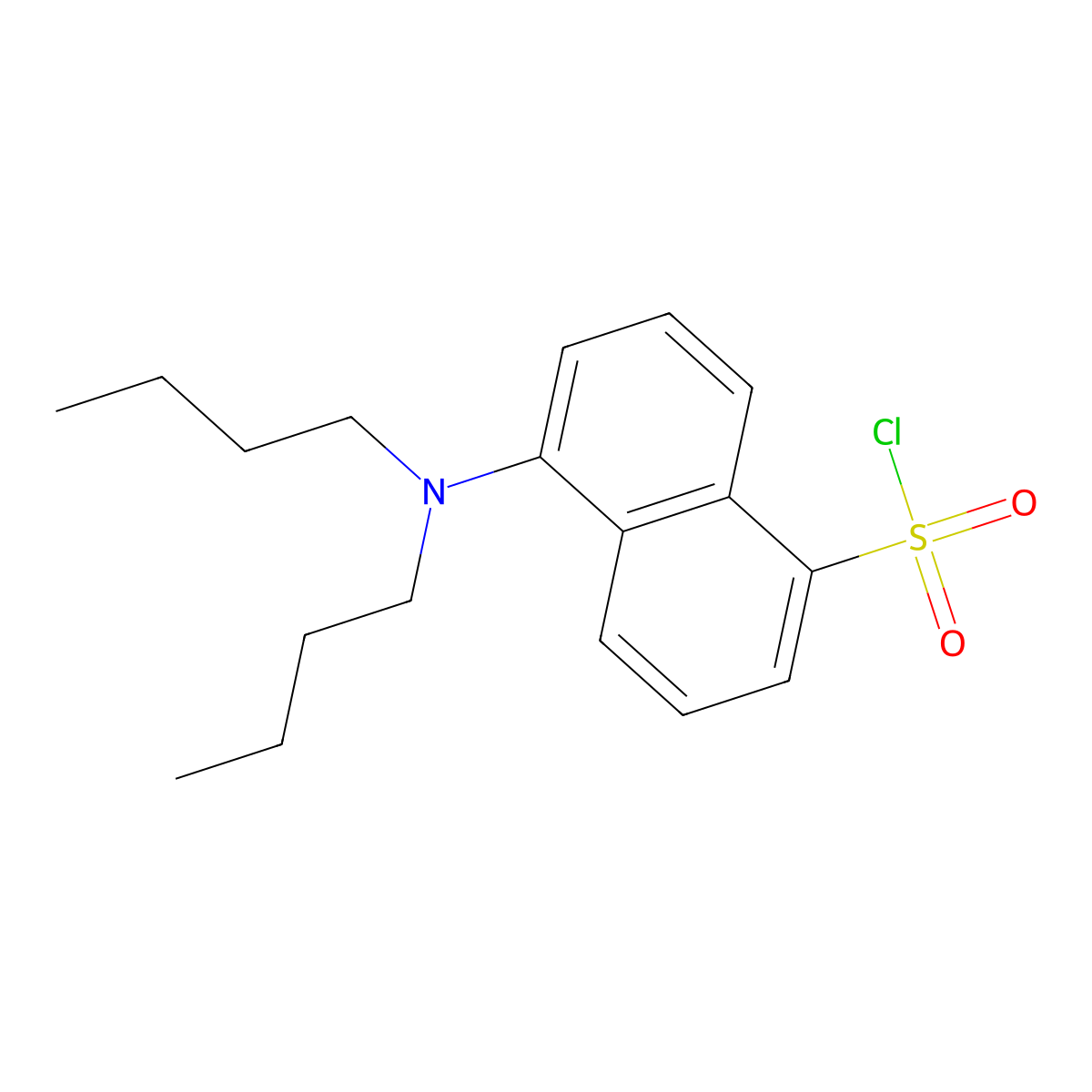 Bansyl compound molecular structure, CAS 43040-76-2