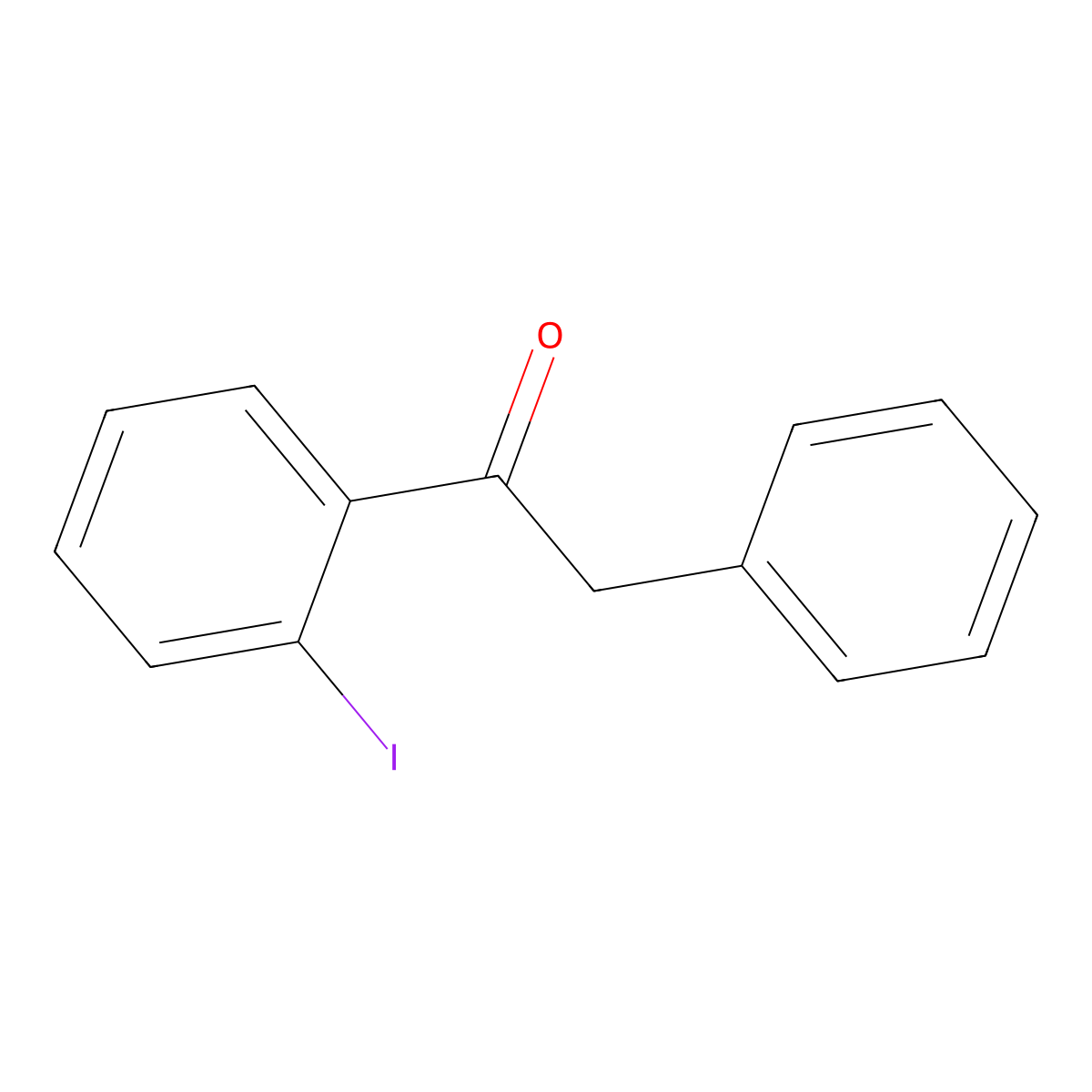 2'-Iodo-2-phenylacetophenone molecular structure, CAS 430429-42-8